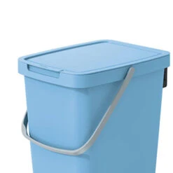 Merkloos Keden Keuken Afvalbak - Lichtblauw - 20L - 23 X 29 X 45 Cm -Leenbakker Winkel e8590fad41f74ba9aadb46da7250fc42