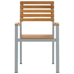 VidaXL - Tuinstoel - Bruin - Massief Acaciahout - 56 X 57 X 87cm -Leenbakker Winkel e935257be4954493a1c773dcd63bd05d