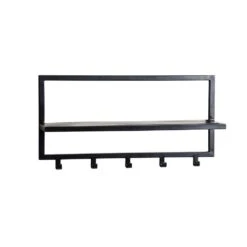 Brix Kapstok Bono Zwart 70x15x30 -Leenbakker Winkel e9adf988bf27464aa678aeb33c6c5613