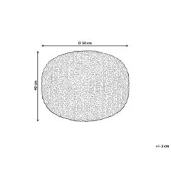 DUKI - Poef - Marineblauw - 50 Cm - Jute -Leenbakker Winkel e9d303df72424f0fbe67ad8f3ed19b14