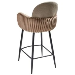 AMITY - Barkruk Set Van 2 - Taupe - Polyester -Leenbakker Winkel e9fbdc5e9bd745578d4da94e9d11cd3b