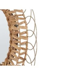 Beliani Wandspiegel PAMOL - Natuurlijk Waterhyacinth -Leenbakker Winkel ea9f959e209041faaa5fb3b2b1ce7d38