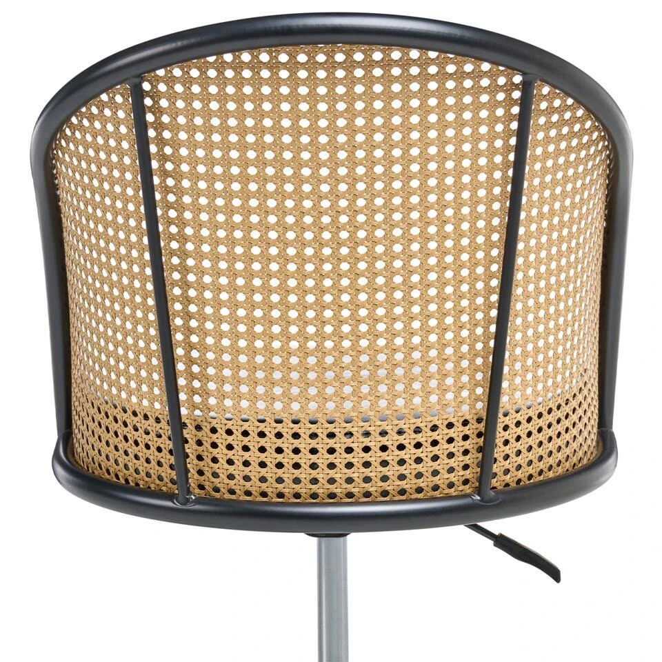 BALTIMORE - Bureaustoel - Zwart - Kunstleer 7 BALTIMORE - Bureaustoel - Zwart - Kunstleer - Afbeelding 7