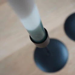 QUVIO Kaarsenstandaard - Set Van 2 (klein En Groot) - Metaal - Zwart -Leenbakker Winkel eb591e1cdd5a49d48a09584a06786452