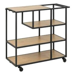 Sohome Trolley Joannie - Eiken En Metaal - 75 X 80cm -Leenbakker Winkel ebd152cae56e452594770f5d376c29c1