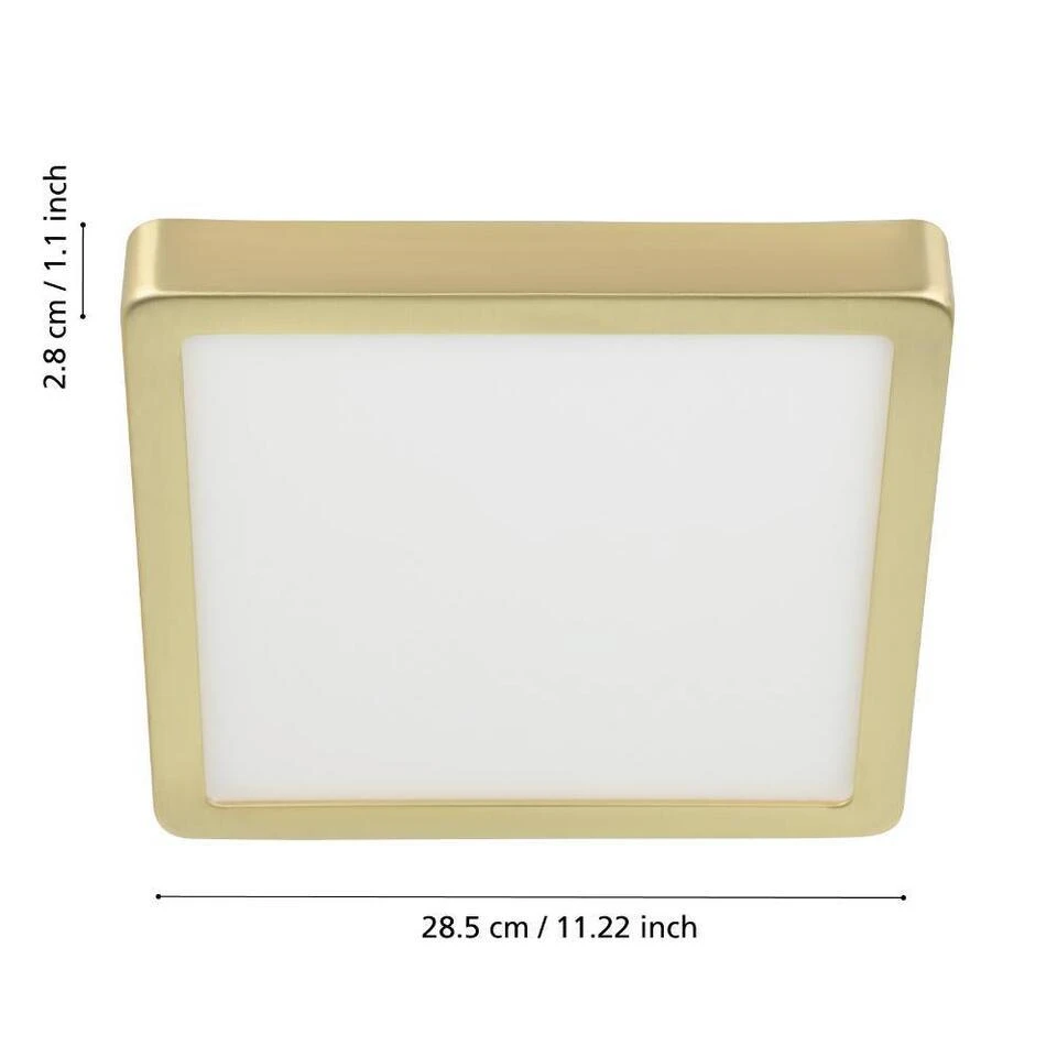 EGLO Fueva 5 Plafonnière - LED - 28.5 Cm - Koper 3 EGLO Fueva 5 Plafonnière - LED - 28.5 Cm - Koper - Afbeelding 3