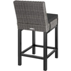 Tectake Wicker Bartafel Kutina Met 4 Stoelen Latina, Grijs -Leenbakker Winkel ee46c680a10e4b798cba88932c162a55