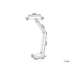 Beliani Bureaulamp LACERTA - Zwart Aluminium -Leenbakker Winkel f28a4b492abd4f618a04f83effb48d08