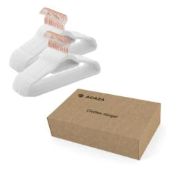 Fluwelen Kledinghangers, Set Van 50, Antislip, Wit En Rosé Goud -Leenbakker Winkel f2a0c52f38434ac2b6edc60cfe600d81