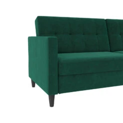 Hartford - 3-zits Slaapbank Donkergroen Fluweel -Leenbakker Winkel f2bbfa3676354e72ba7dbaf4407deef9