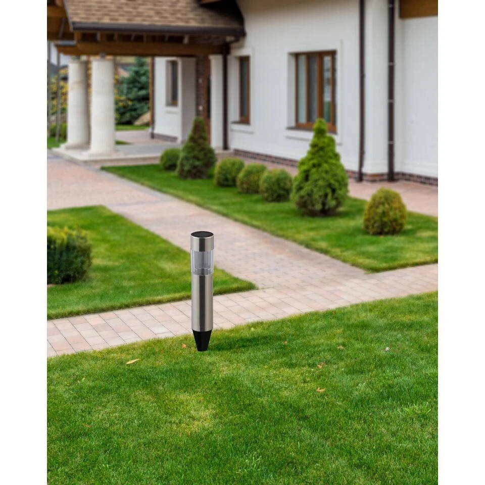 EGLO Z_solar Tuinverlichting Zonne-energie - Prikspot - Set 5 X LED - RVS 5 EGLO Z_solar Tuinverlichting Zonne-energie - Prikspot - Set 5 X LED - RVS - Afbeelding 5