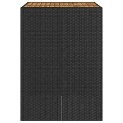VidaXL - Tuinbartafel - Zwart - Poly Rattan - 105 X 80 X 110 Cm -Leenbakker Winkel f4aeaf5c6f7042f087fc9307e0795ffc