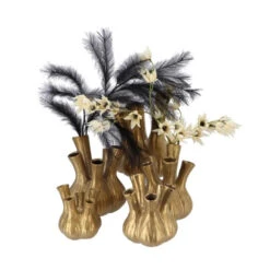 Merkloos DK Design Vaas Aglio - Tulpenvaas - XL -mat Goud - D26 X H35 Cm -Leenbakker Winkel f5fef9405a5f4909bc147ad36a2622ce