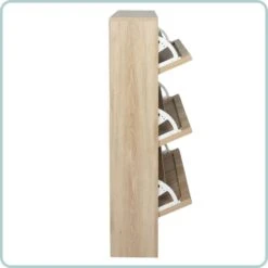 Nordix Schoenenkast Met 3 Lades Schoenen Opbergsysteem Bruin Schoenenrek -Leenbakker Winkel f63f91e6d4cc48128db83dd34f602f61