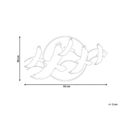 TELLURIUM - Wanddecoratie - Meerkleurig - Metaal -Leenbakker Winkel f69d6540dcd944f0bd62e7f2ecd4e3b9