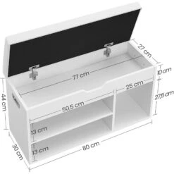 Parya Home Schoenbank Met Zitkussen, 3 Compartimenten 11 Parya Home Schoenbank Met Zitkussen, 3 Compartimenten -Leenbakker Winkel f6d533ac5ce24790b558dbde1a73d2dc