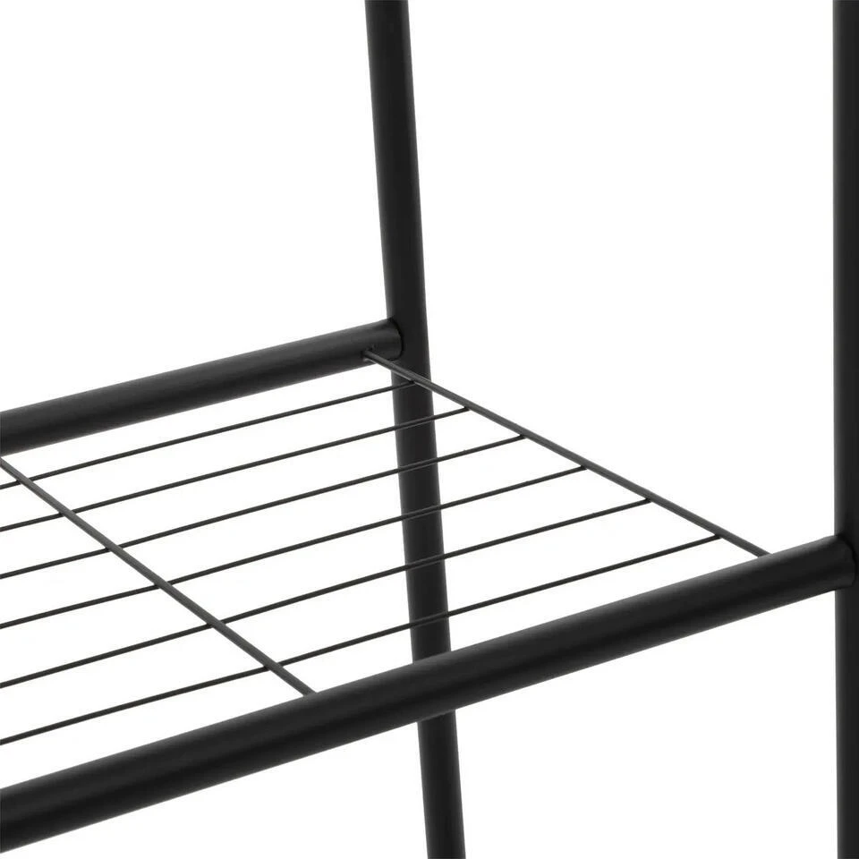 5Five Kledingrek - Dubbele Stang - Metaal - 82 X 50 X 153 Cm 2 5Five Kledingrek - Dubbele Stang - Metaal - 82 X 50 X 153 Cm - Afbeelding 2