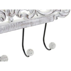 Items Kapstok Rek Voor Wand/muur - Wit - 4x Ophanghaken - 35 Cm -Leenbakker Winkel f7f658af964d477b918d99c11524583f