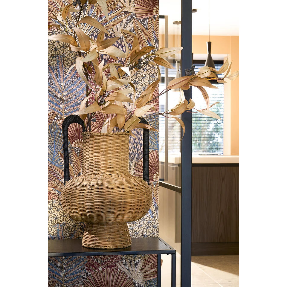Mica Decorations Loulou Decoratie Vaas - H42 X Ø40 Cm - Rotan - Bruin 2 Mica Decorations Loulou Decoratie Vaas - H42 X Ø40 Cm - Rotan - Bruin - Afbeelding 2
