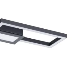 EGLO Monirote Plafonnière - LED - 78 Cm - Zwart -Leenbakker Winkel fa7a8d3efe384e64a8e8044a12c551af