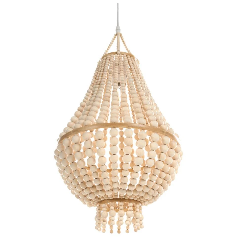 KUMBUKKAN - Kroonluchter - Lichtbruin - Rubberhout 7 KUMBUKKAN - Kroonluchter - Lichtbruin - Rubberhout - Afbeelding 7