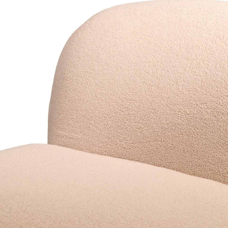 Fauteuil Teddy Beige - Zithoogte 41cm - 81x94x71cm - Swivel 6 Fauteuil Teddy Beige - Zithoogte 41cm - 81x94x71cm - Swivel - Afbeelding 6