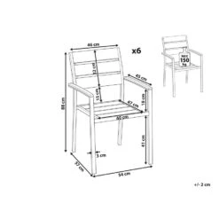 Beliani Tuinstoel VERNIO - Zwart Kunsthout -Leenbakker Winkel fe8f5d6d105948c0aa71b764c91fed80