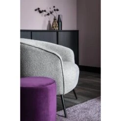 Fauteuil Carlton - Bouclé Stof - Lichtgrijs -Leenbakker Winkel sf 10201250 1010