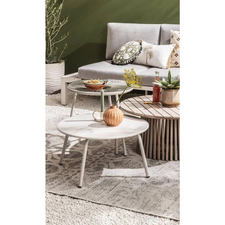 Bijzettafel Saône - Acacia/greywash - 35xØ70 Cm 4 Bijzettafel Saône - Acacia/greywash - 35xØ70 Cm - Afbeelding 4