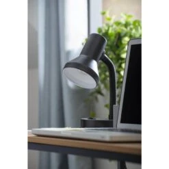 Bureaulamp Nevada - Zwart - 20x14x16 Cm -Leenbakker Winkel sf 60401010 1010