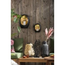 Windlicht Brugge - Zwart - 38x27x16 Cm -Leenbakker Winkel sf 71314675 1011